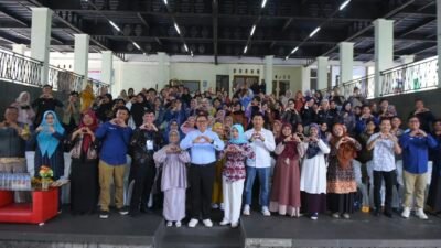 Pemkot Sukabumi melalui Dispusipda bersama Forum Literasi mengadakan Gebyar Peliterasi yang digelar di Gedung Widaria Kencana, pada Sabtu, 28 September 2024. Foto: Dokpim Kota Sukabumi.