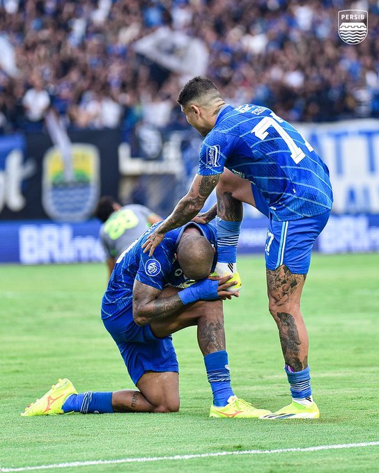 Duet Brazil Persib, David da Silva dan Ciro Alves. (Media Officer Persib)