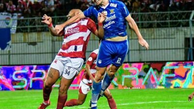 Madura United vs Persib Bandung. (Media Officer Persib)
