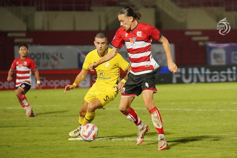 Gelandang Madura United, Jordy Whermann. (Dok. LIB)