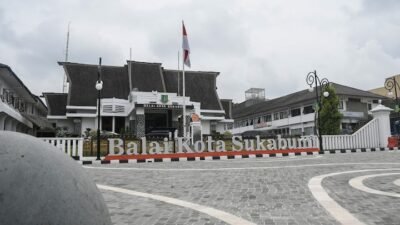 Kantor Balai Kota Sukabumi, di Jalan R. Syamsudin SH, Kecamatan Cikole. Foto: Istimewa.