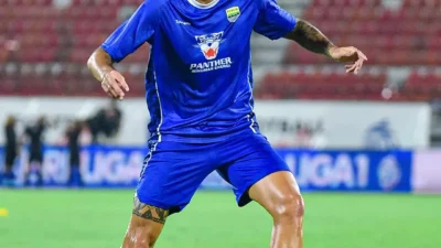 Gelandang Persib Bandung, Tyronne Del Pino. (Media Officer Persib)