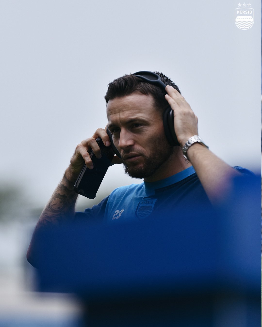 Gelandang Persib Bandung, Marc Klok. (Media Officer Persib)