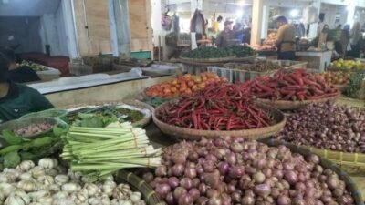 Hari Ini, Sejumlah Bapokting di Pasar Kota Sukabumi Merangkak Turun