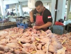 Harga Daging Ayam di Pasar Kota Sukabumi Diakhir Pekan