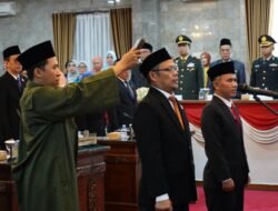 Rapat Paripurna! Pimpinan DPRD Kota Sukabumi Resmi Dilantik