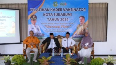 Pj Wali Kota Sukabumi Buka Pelatihan Kader Vaksinator DKP3