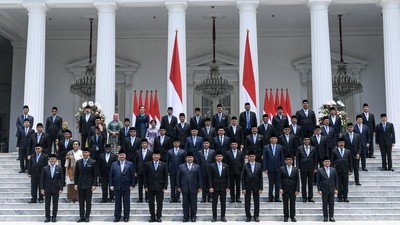 Kabinet Merah Putih Prabowo Subianto. Foto: Istimewa.