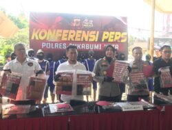 Kurun 1 Bulan, Polisi di Sukabumi Ungkap 17 Kasus Narkoba, 21 Orang Diciduk