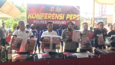 Kurun 1 Bulan, Polisi di Sukabumi Ungkap 17 Kasus Narkoba, 21 Orang Diciduk
