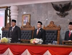 Hadiri Pelantikan Pimpinan DPRD Kota Sukabumi, Pj Wali Kota Tekankan Kolaborasi Pembangunan