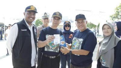 Pemkot Sukabumi gelar pengujian emisi gas buang kendaraan dinas/operasional/pribadi gratis tahun 2024 di halaman Parkir Terminal Tipe C Kota Sukabumi, pada Rabu, 23 Oktober 2024. Foto: Dokpim Kota Sukabumi.