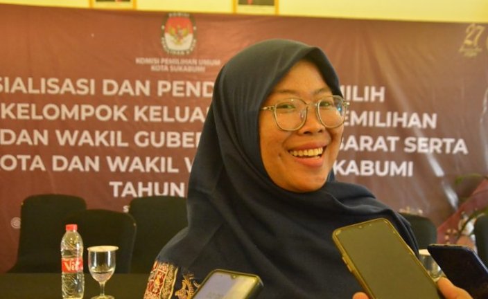Ketua Divisi Sosialisasi, Pendidikan Pemilih, Partisipasi Masyarakat dan SDM KPU Kota Sukabumi, Seni Soniasih. Foto: Istimewa.