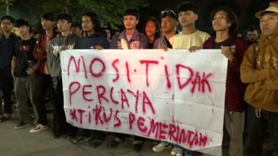 Ada Aksi Unjuk Rasa di Luar Area Debat Cabup-Cawabup Sukabumi