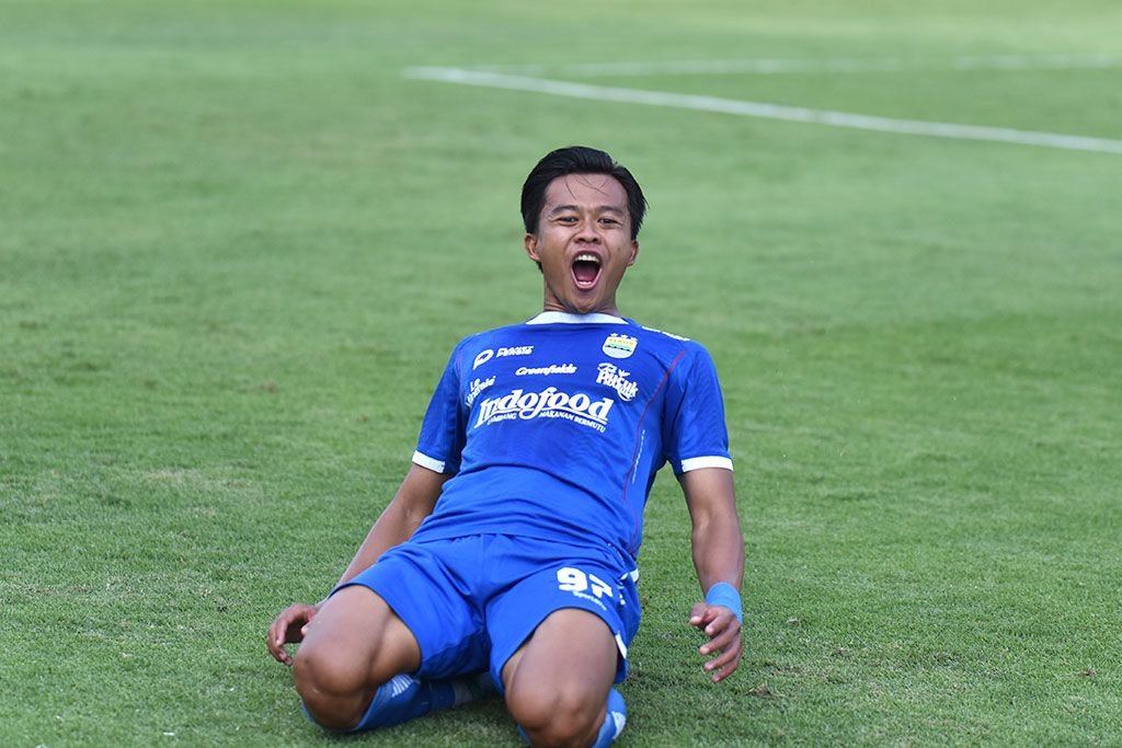 Pemain sayap Persib Bandung, Edo Febriansah. (Media Offier Persib)