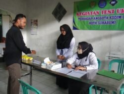 Kodim 0607/Kota Sukabumi Gandeng BNN Lakukan Sosialisasi PNGN dan Tes Urine