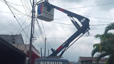 Gercep! Dishub Kota Sukabumi Perbaiki Jaringan dan Pergantian Lampu PJU di Dua Titik Lokasi