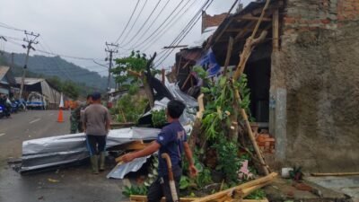 Dampak Hujan Deras, BPBD Kota Sukabumi Catat Ada 5 Rumah Warga Terdampak