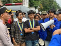 Geruduk Polres Sukabumi Kota, Mahasiswa Beri Catatan Hitam untuk Kapolres