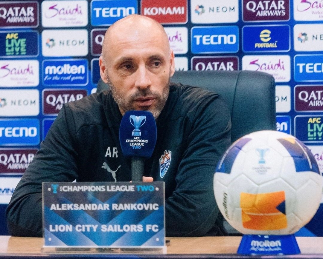 Pelatih Lion City Sailors, Aleksandar Rankovic. (Instagram/@lioncitysailors.fc)