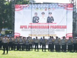 Pastikan Kesiapan Pengamanan Pilkada 2024, Polres Sukabumi Kota Gelar Apel Pergeseran Pasukan