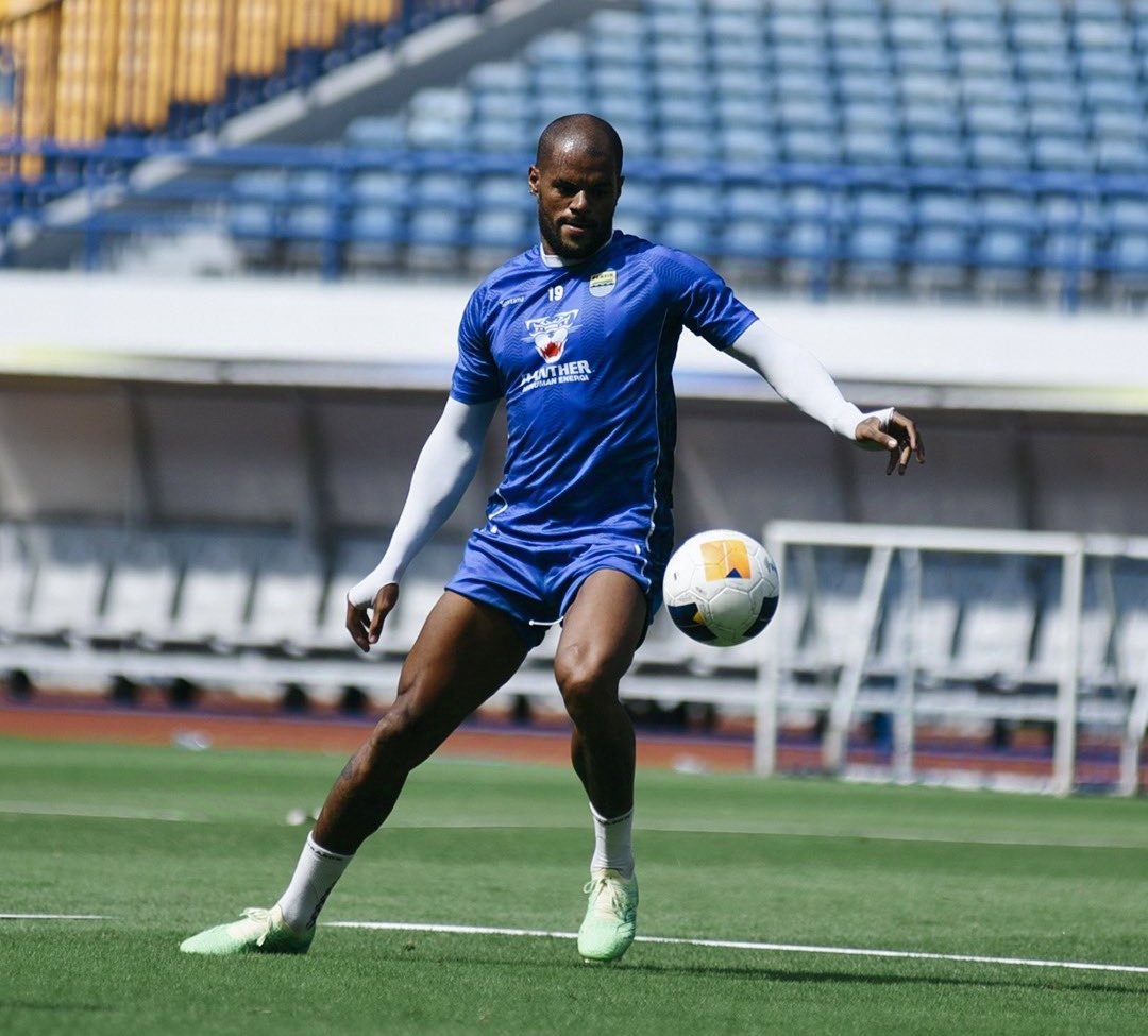 Penyerang Persib Bandung, David da Silva. (Media Officer Persib)