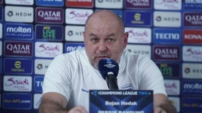 Pelatih Persib Bandung, Bojan Hodak. (Media Officer Persib)