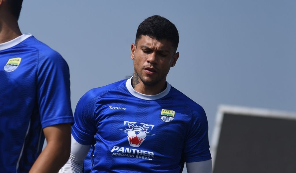 Penyerang Persib Bandung, Ciro Alves. (Media Offficer Persib)