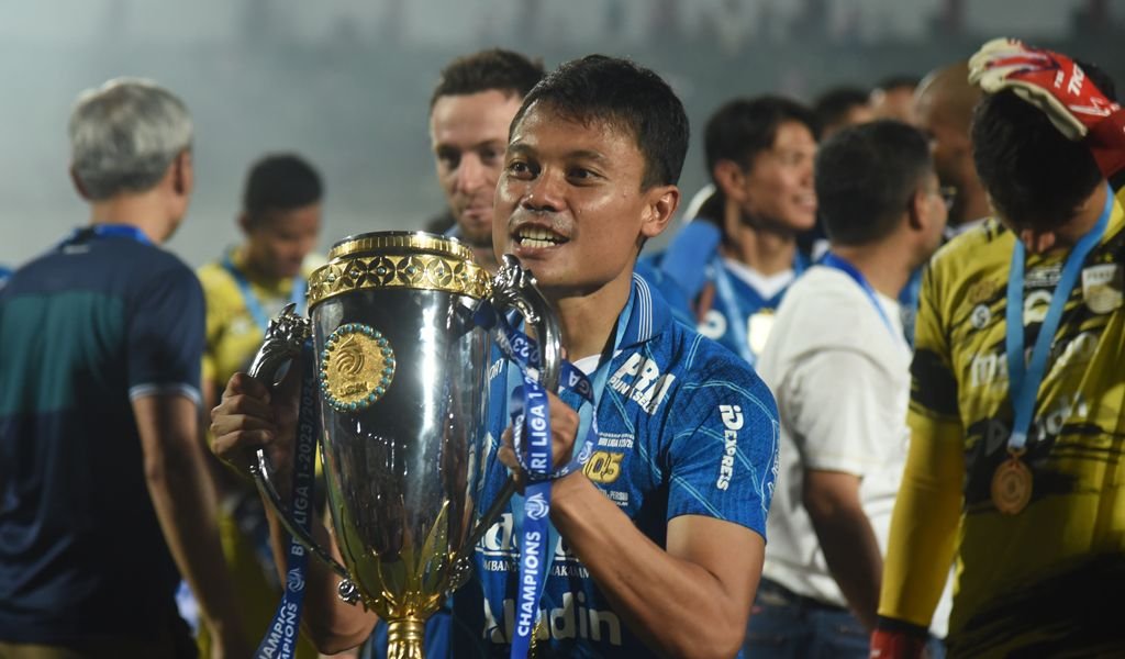 Gelandang Persib Bandung, Dedi Kusnandar. (Media Officer Persib)