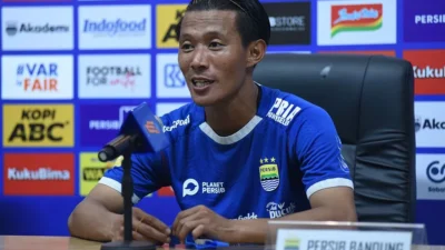 Bek kanan Persib, Henhen Herdiana. (Media Officer Persib)