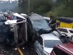 Kabar Duka! Tabrakan Beruntun di Tol Cipularang Km 92 Libatkan 10 Kendaraan!
