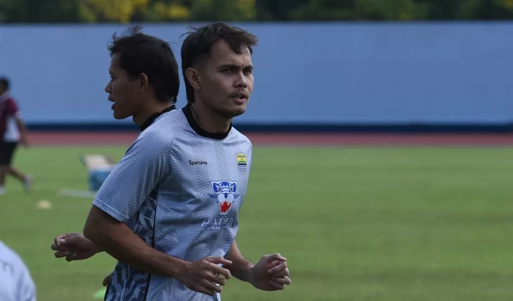 Bek kiri Persib Bandung, Rezaldi Hehanussa. (Media Officer Persib)