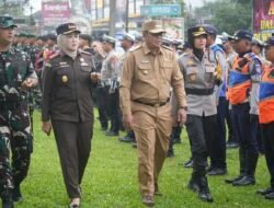 Forkopimda Kota Sukabumi Gelar Apel Pasukan Penegakan Hukum