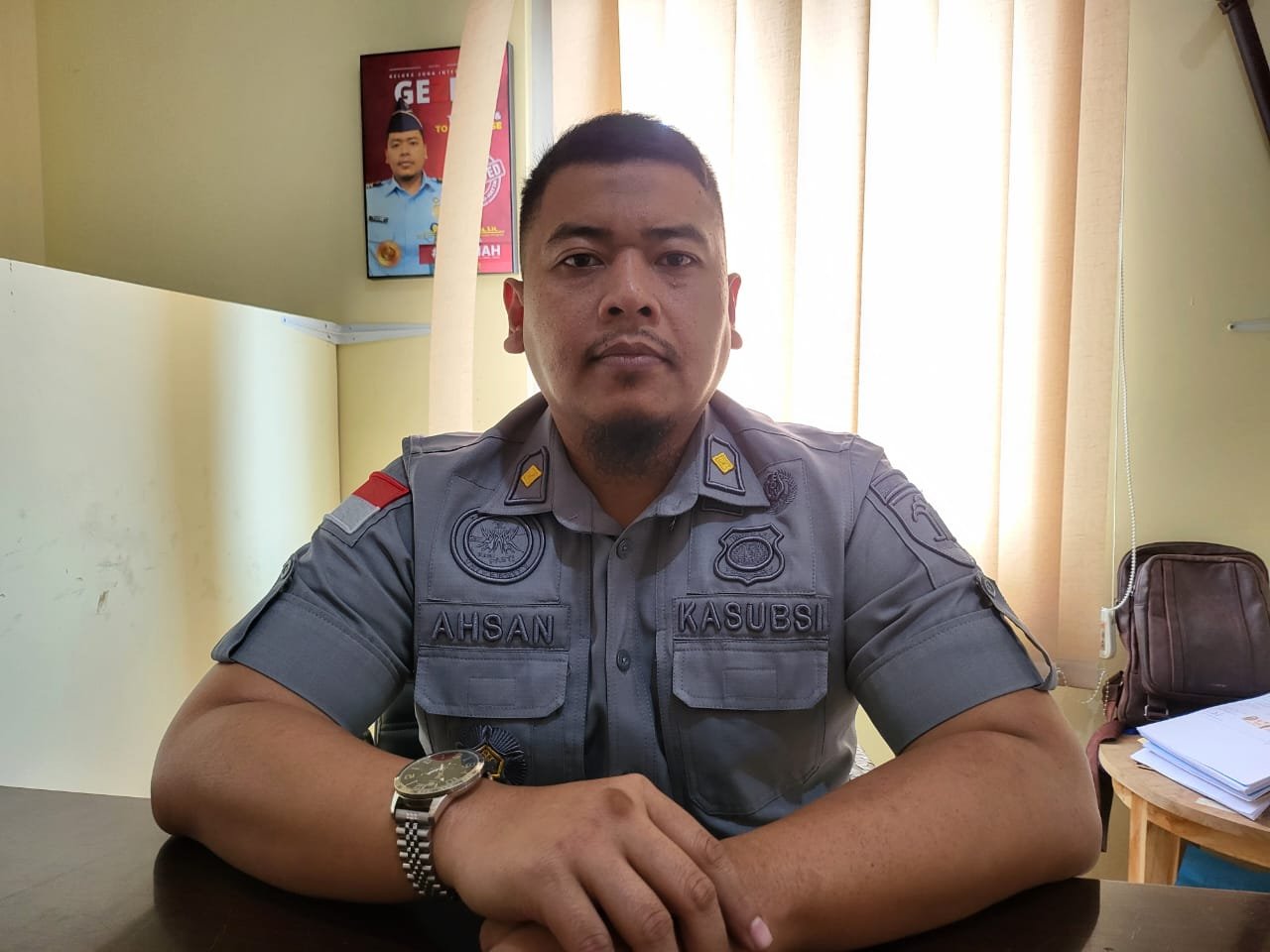 Kasubsi Informasi dan Komunikasi Imigrasi Kelas II Non TPI Sukabumi, Ahsan Harlan Adhitama. Foto: Nuria Ariawan/HALOSMI.