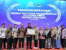 Pemkot Sukabumi Raih Penghargaan Kepatuhan Pelayanan Publik dari Ombudsman