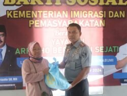 Peduli Sesama, Lapas Sukabumi Salurkan Bansos Kepada Keluarga WBP Kurang Mampu