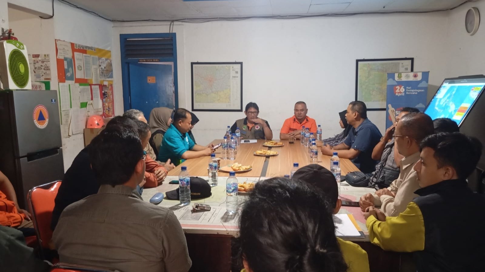 BPBD Kota Sukabumi menggelar sosialisasi KIE layanan pencegahan dan kesiapsiagaan bencana Keltana. Foto: Istimewa.