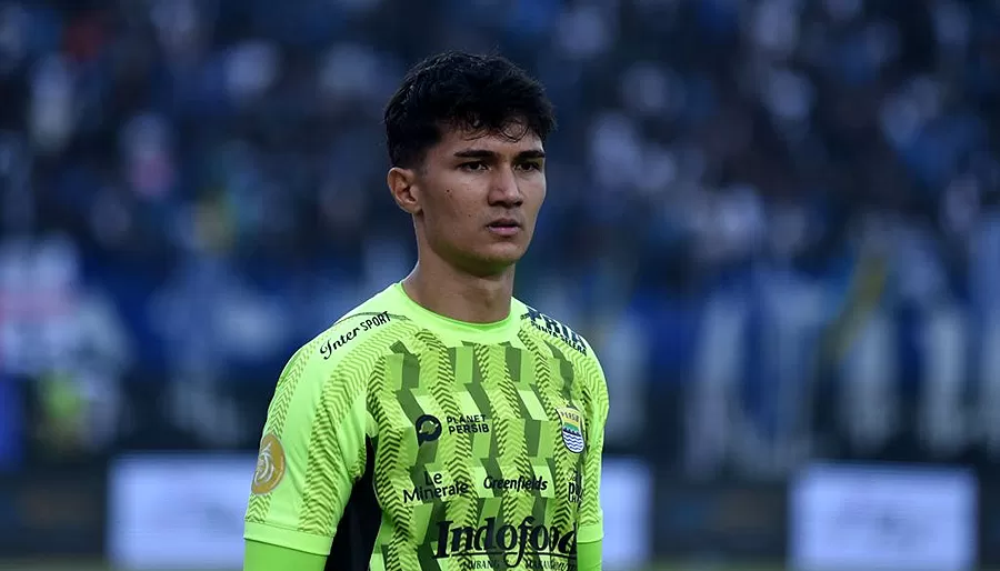 Kiper Persib Bandung, Kevin Mendoza. (Media Officer Persib)