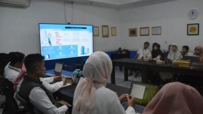 Diskominfo Kota Sukabumi menggelar rapat data statistik sektoral dan data daerah dalam angka. Foto: Istimewa.