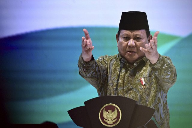 Presiden RI Prabowo Subianto