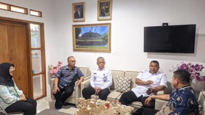 Tingkatkan Sinergitas, Kalapas Warungkiara Kunjungi BNNK Sukabumi