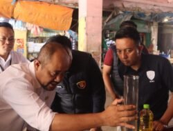 Sidak Minyak Goreng ‘Minyak Kita’, Satgas Pangan Polres Sukabumi Kota Temukan Produk Tak Sesuai Ketentuan
