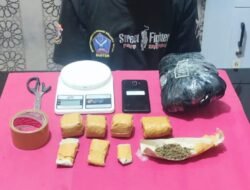 Dua Pengedar Ganja 1,5 Kg Dibekuk Polres Sukabumi Kota di Dua Lokasi Berbeda