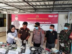 Kepala BNNK Hadiri Pemusnahan Barang Bukti Narkotika di Kejaksaan Negeri Kabupaten Sukabumi