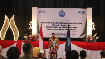 BNNK Sukabumi Gelar Peringatan HANI 2025: Forkopimda Bersatu Berantas Narkoba Menuju Indonesia Emas 2045