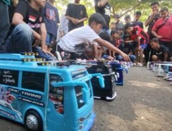 Gelar Bazar Miniatur Bus, Komunitas Telolet Sukabumi-Cianjur Dorong Kreativitas dan Keselamatan Anak